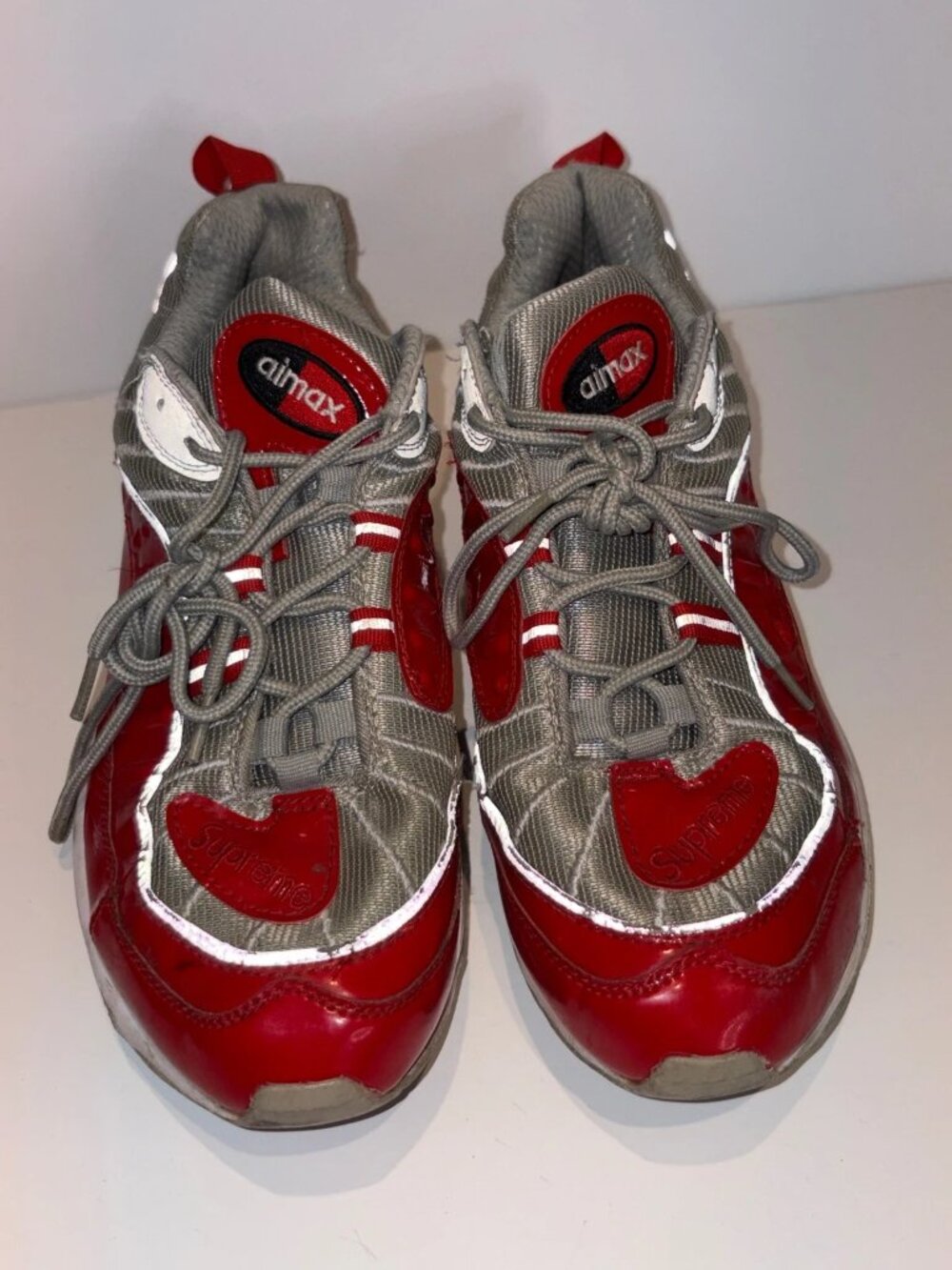 Supreme Air Max Nike Varsity Red Sneakers